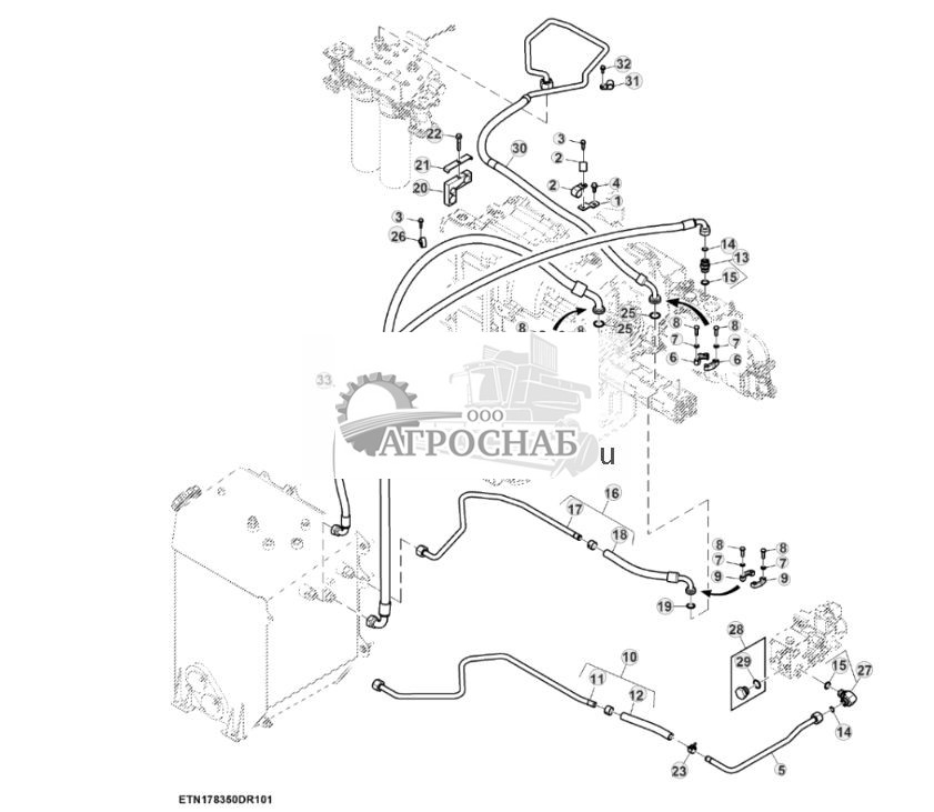 Гидравлические линии, высокий расход, без PTO, мост с двухступенчатым редуктором (13) (804101 - 805438) - ST903324 669.jpg